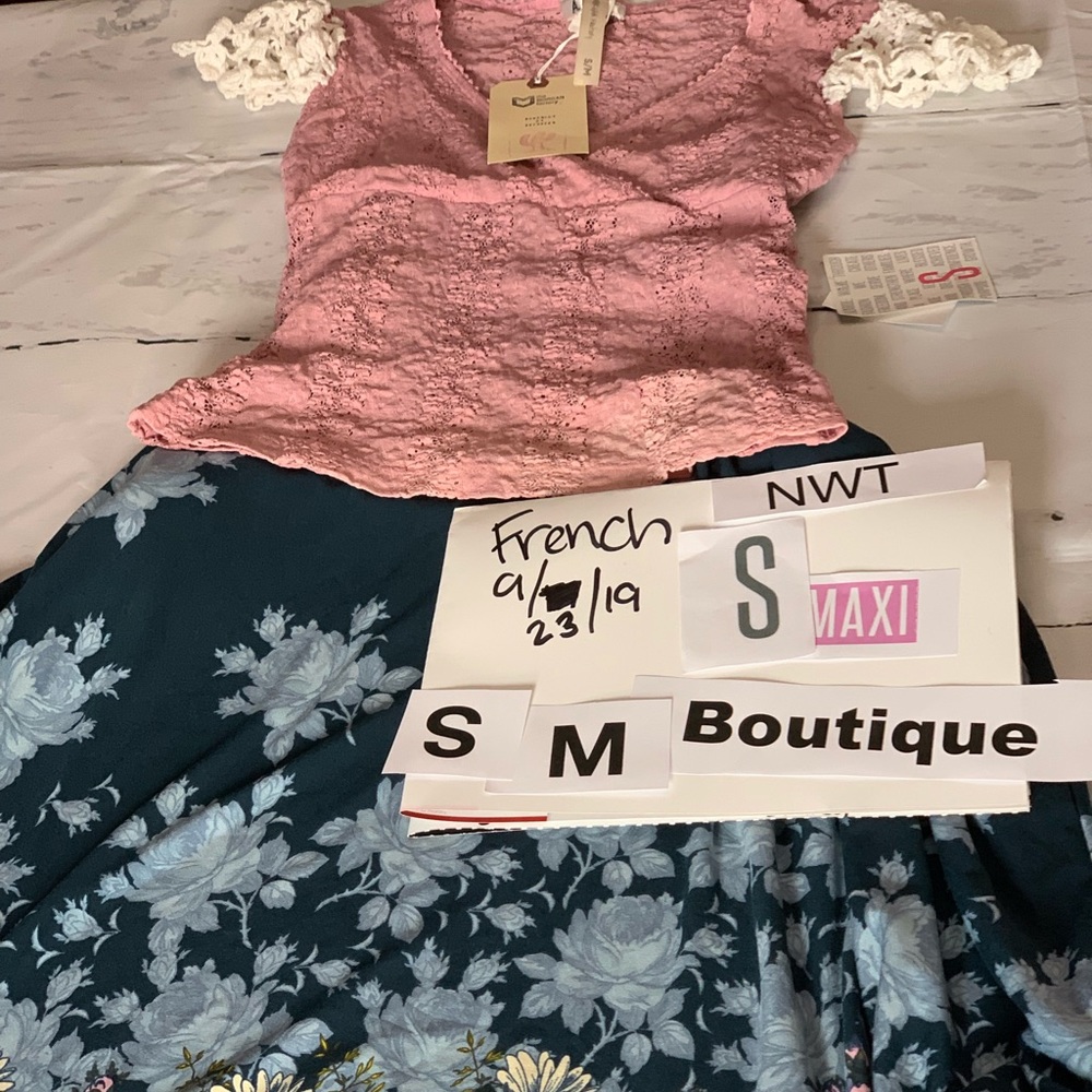 LuLaRoe Maxi & The Morgan Factory Top